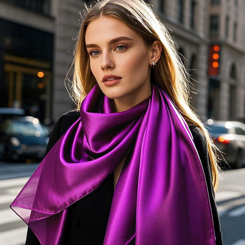 SilkSilky-NO Scarf Lilla 001