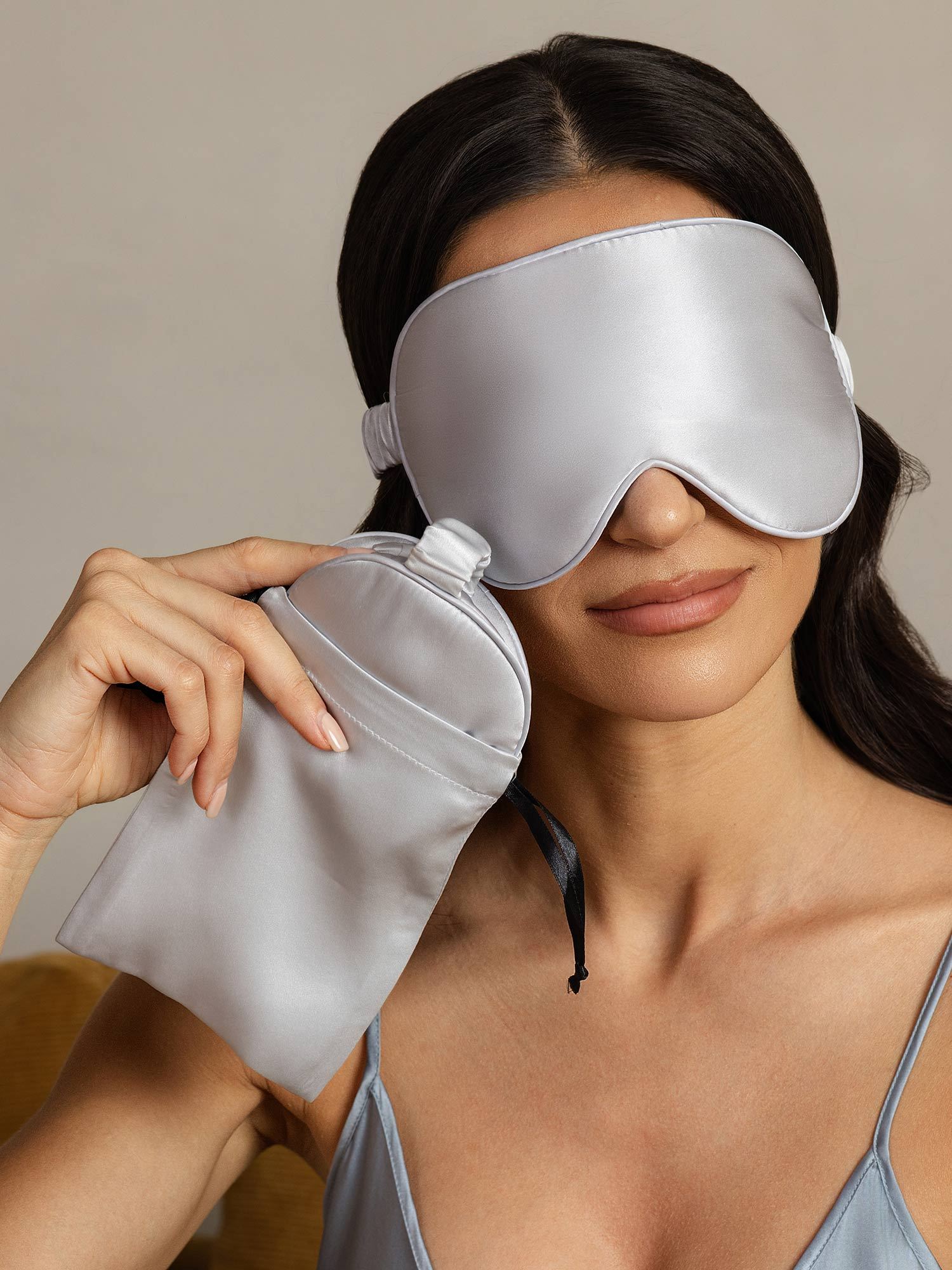 [Sølv] SilkSilky-NO Silke Eye Mask 002