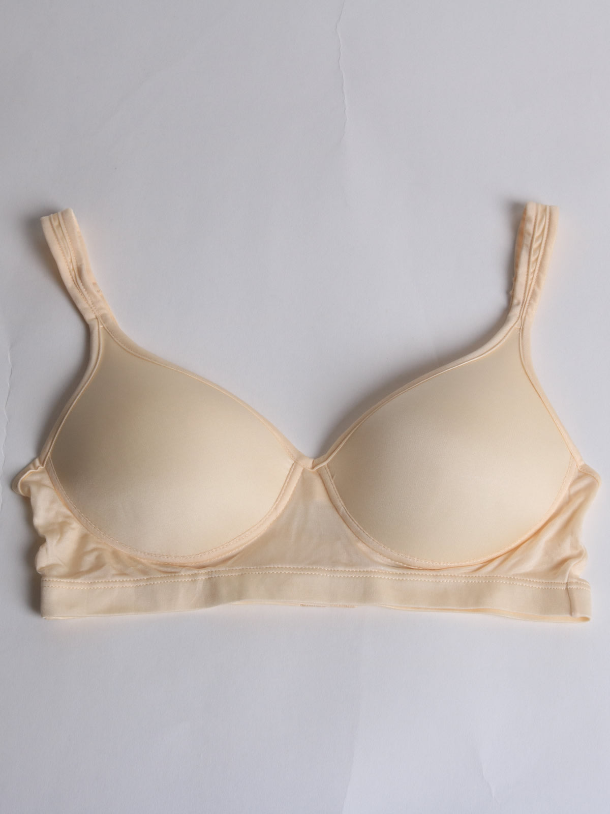 [Beige] SilkSilky-NO Bra 007