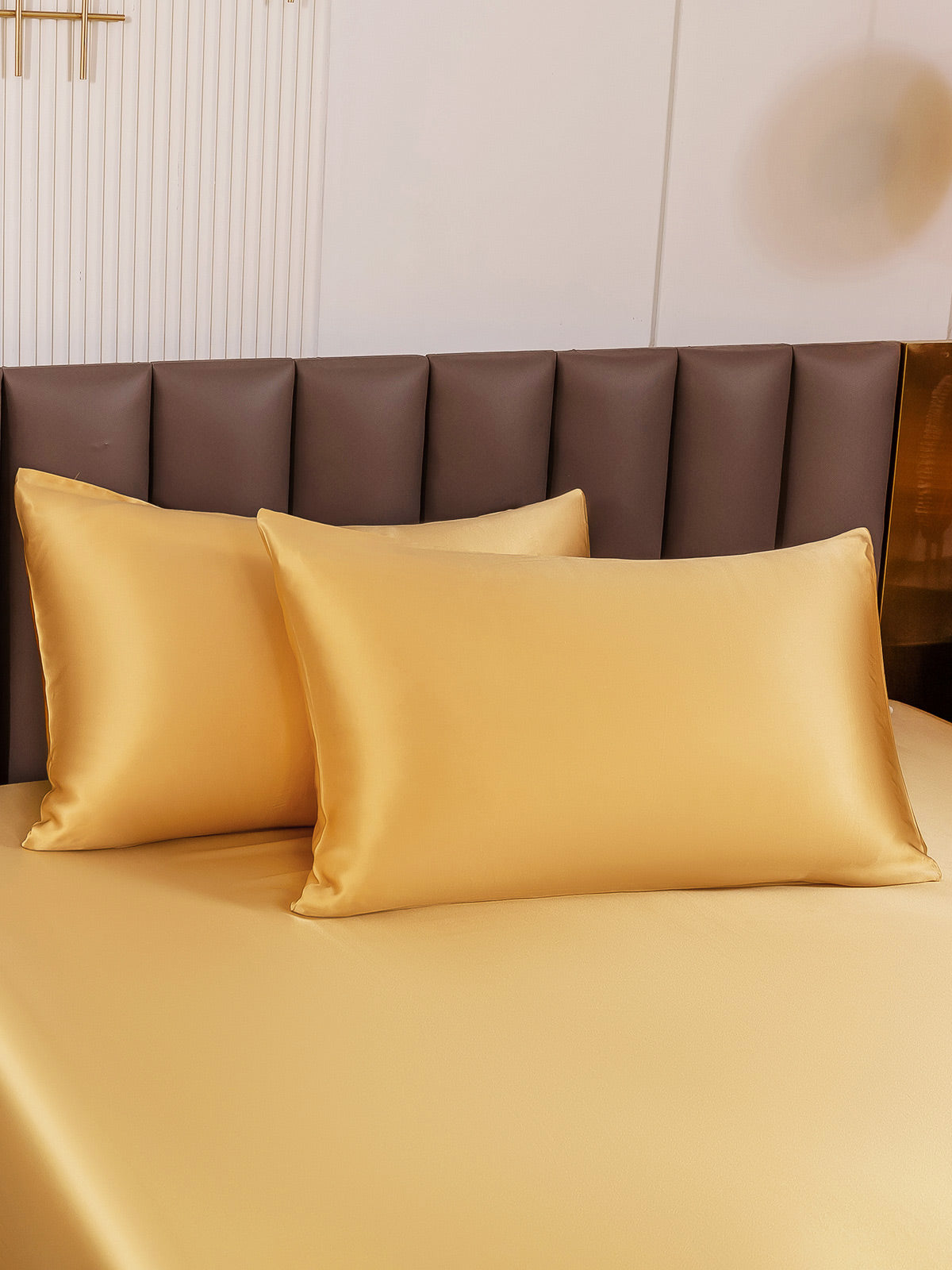 [Champagne] SilkSilky-NO 22Momme Pillowcase 001