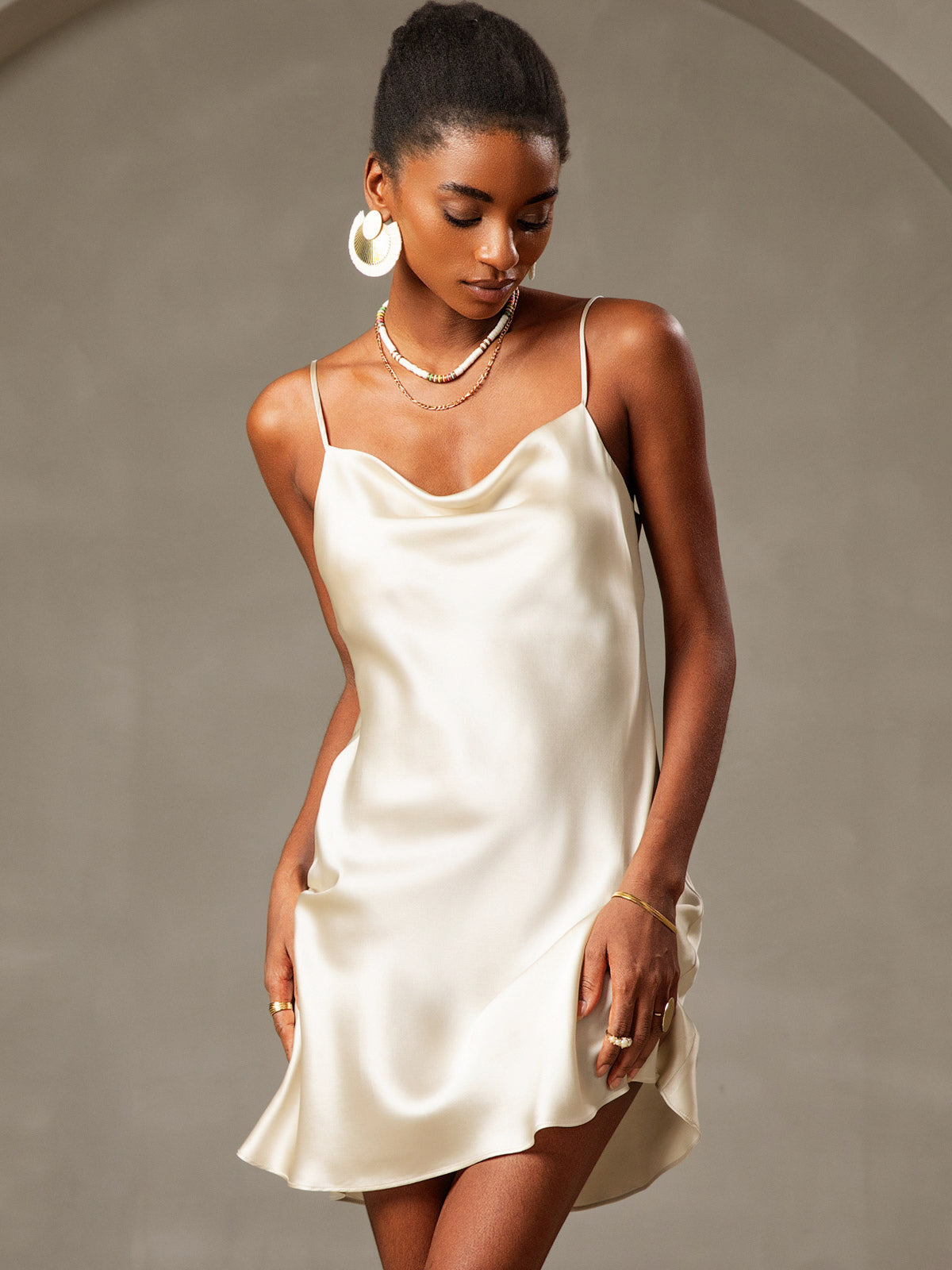 [Lys Gul] SilkSilky-NO Dress 001