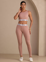[Rosa] SilkSilky-NO Sleeveless Crew Neck Women's Outfit Sets 003