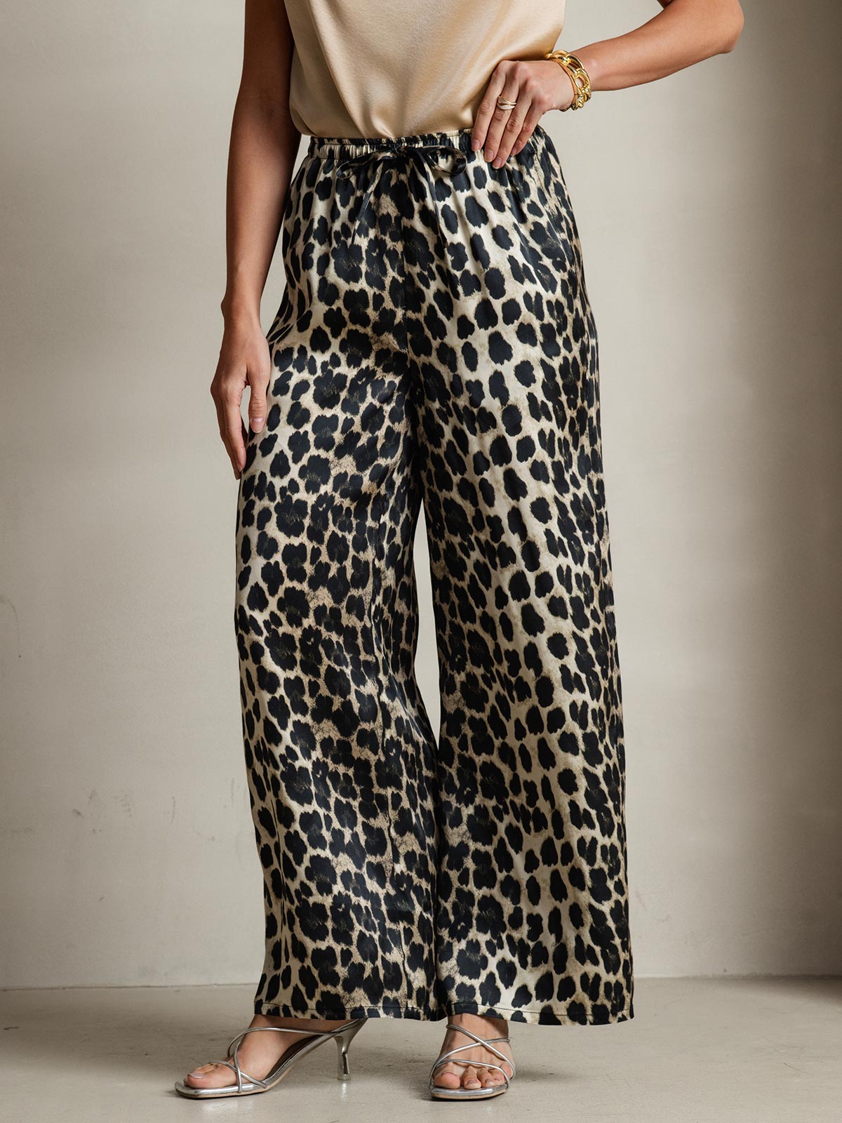[Leopard] SilkSilky-NO Womens Pants 008