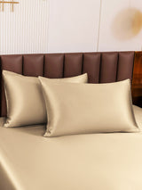 [Beige] SilkSilky-NO 19Momme Pillowcase 001