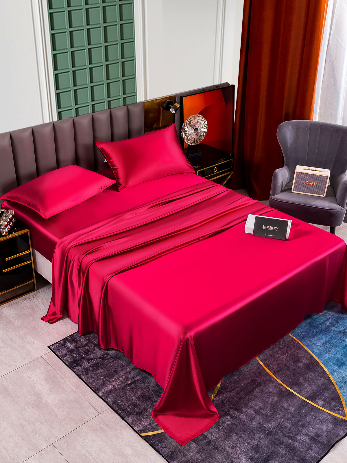 [Vin] SilkSilky-NO 25Momme Bedding Set 006