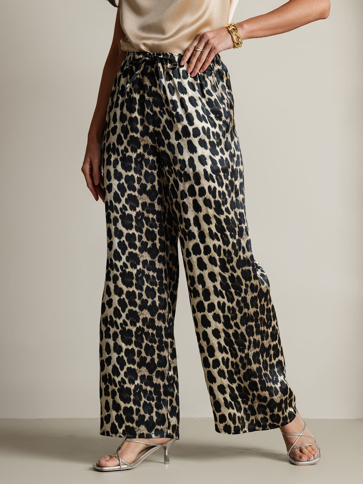 [Leopard] SilkSilky-NO Womens Pants 007
