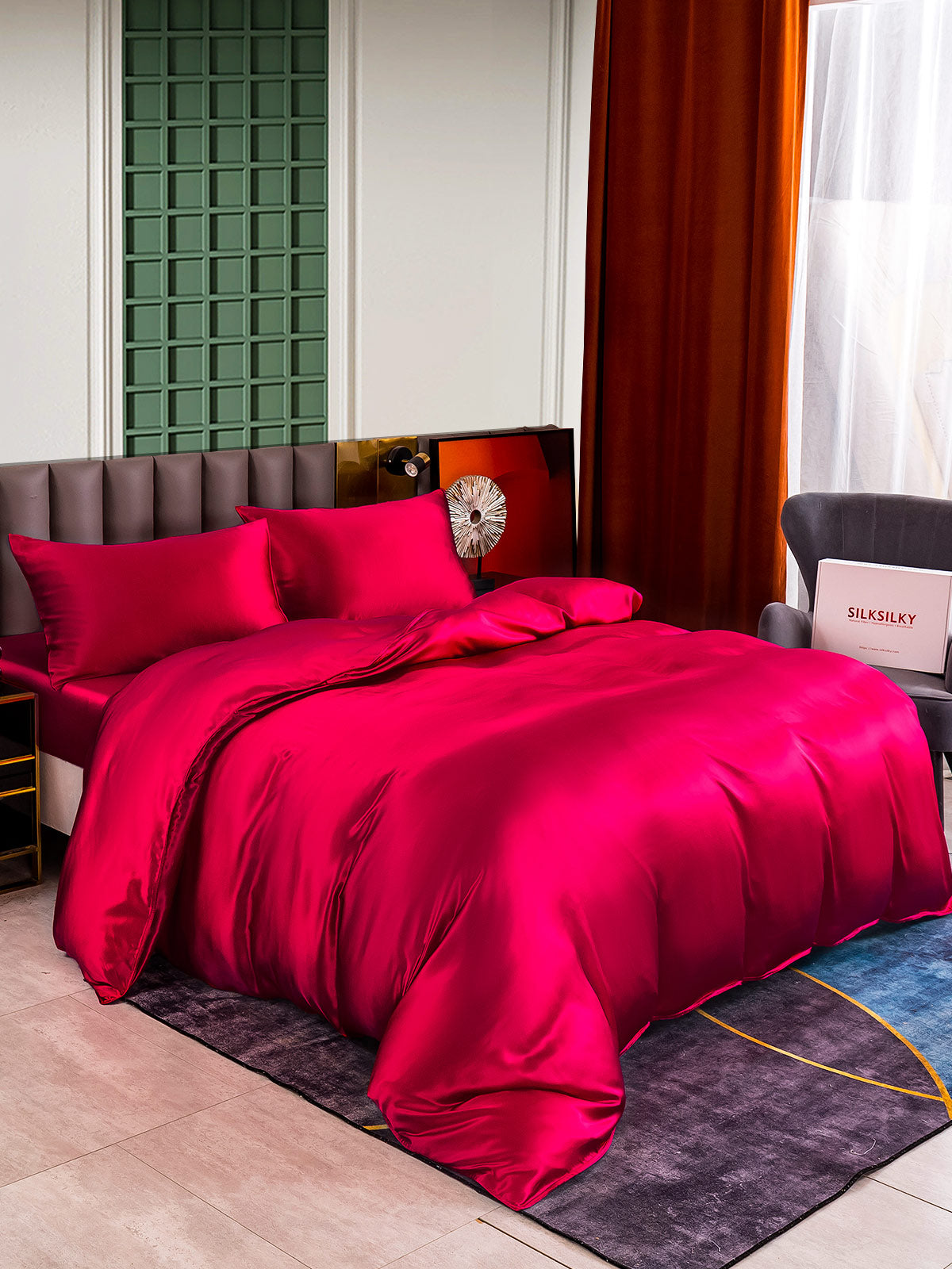 [Vin] SilkSilky-NO 25Momme Bedding Set 006