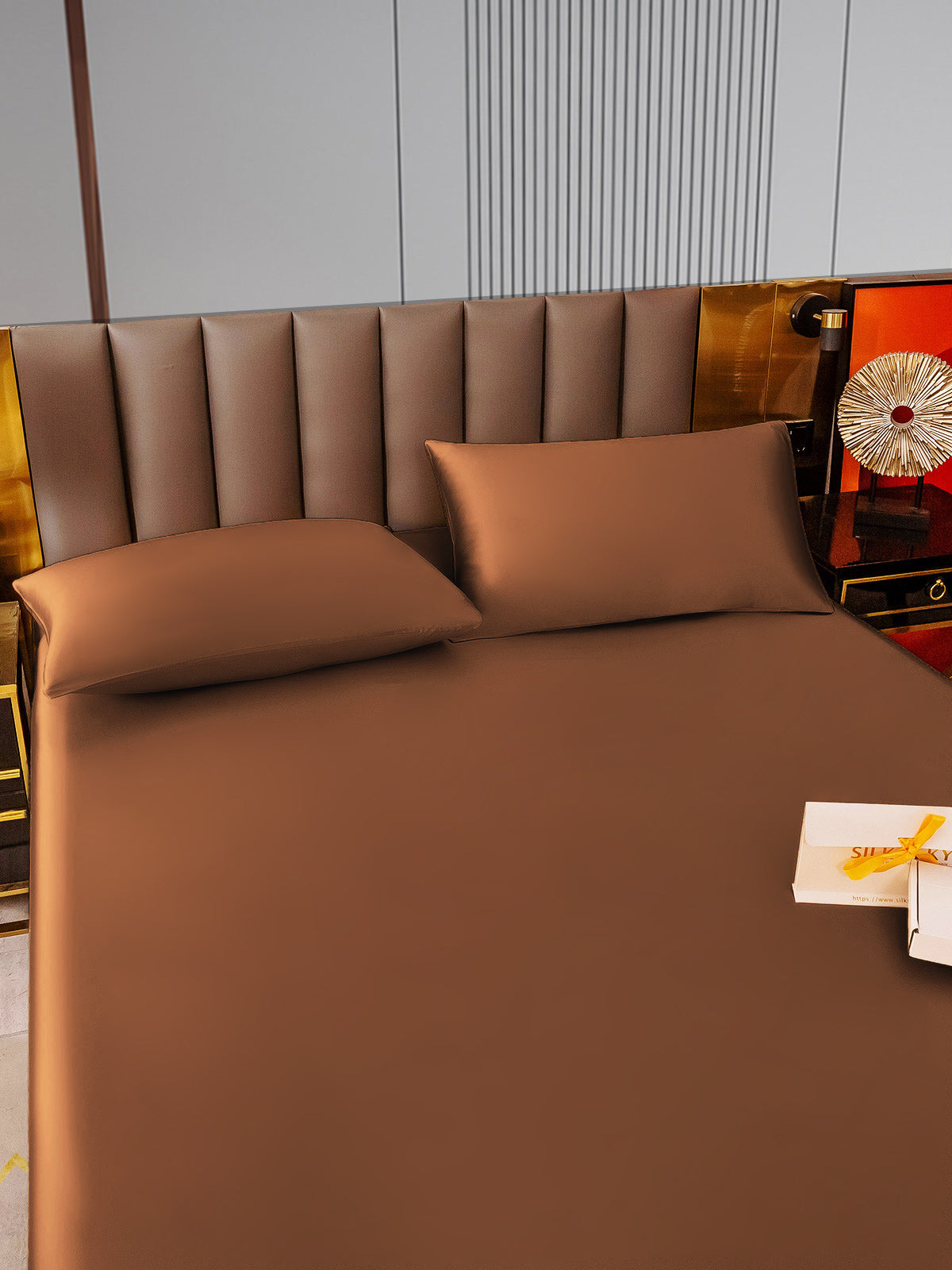 [Kaffe] SilkSilky-NO 22Momme Bedding Set 005