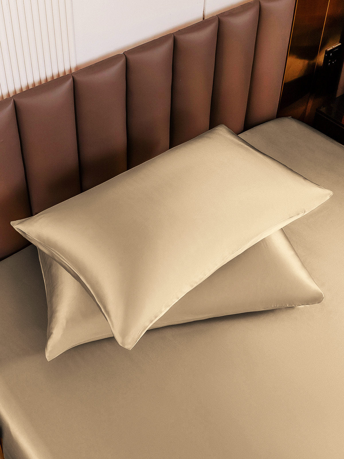 [Beige] SilkSilky-NO 19Momme Pillowcase 004