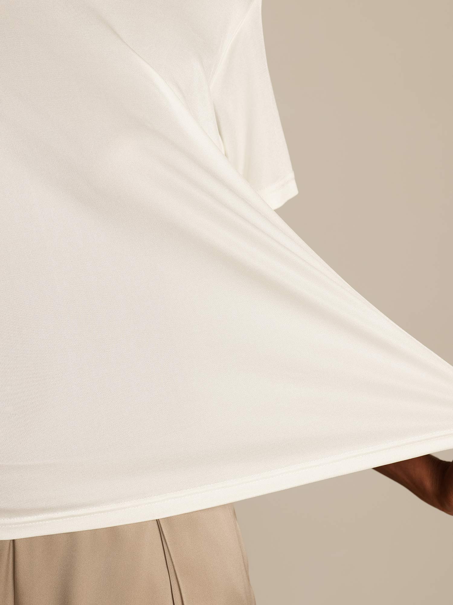 [Hvit] SilkSilky-NO Womens T-Shirt 005