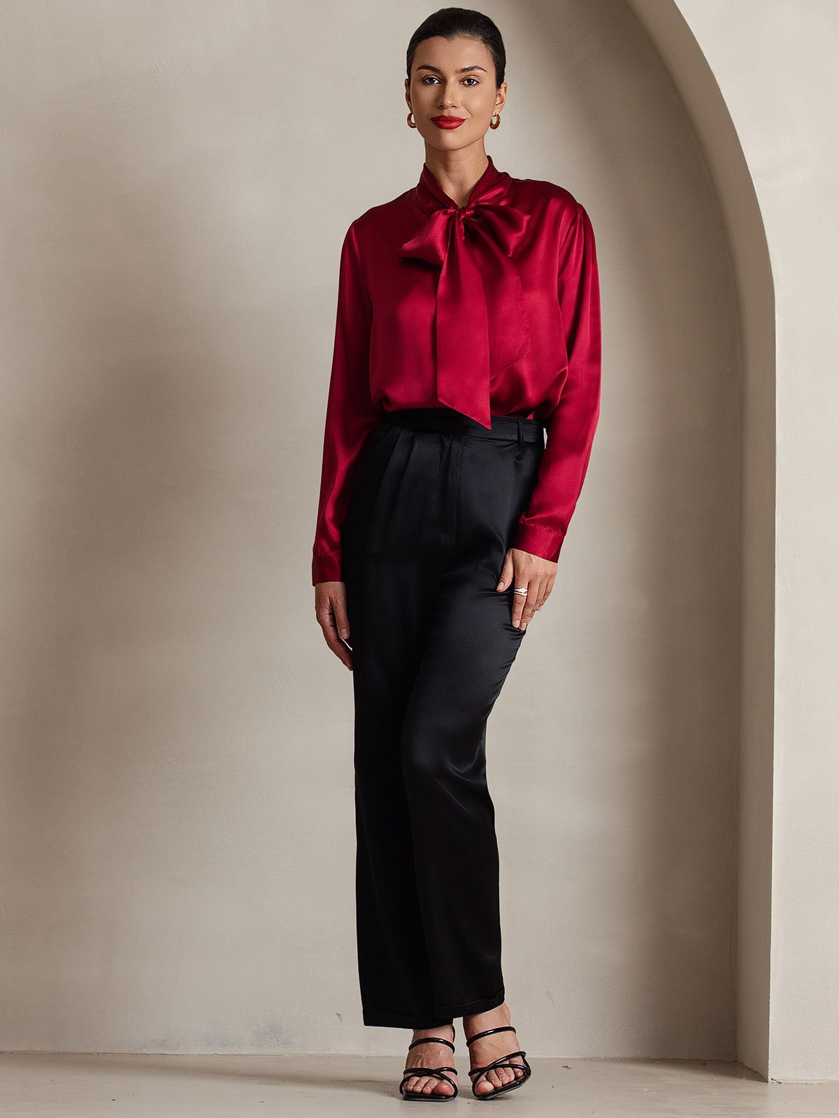 [Vin] SilkSilky-NO 19Momme Silke Blouse 006