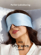 [Lyse Blå] SilkSilky-NO Øye Maske 003