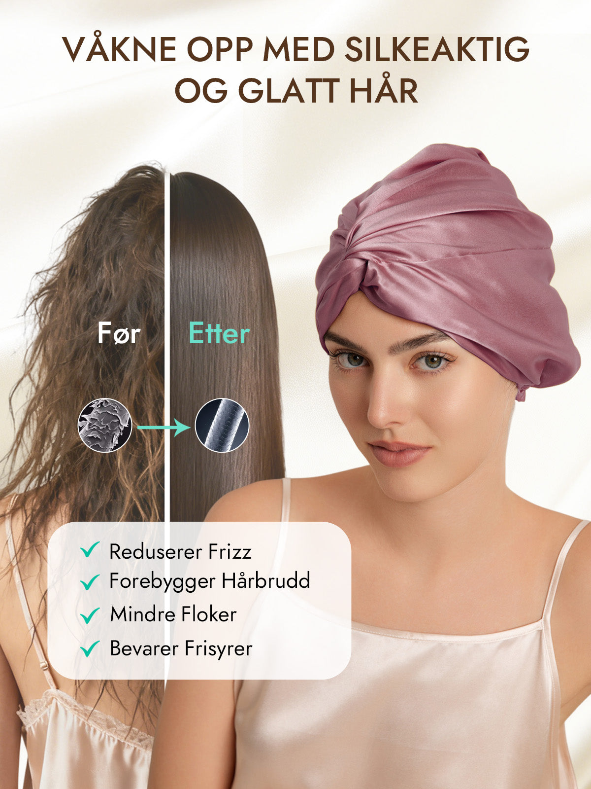 [Blek Mauve] SilkSilky-NO 22Momme Sleep Cap 003