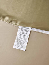 [Beige+Kaki] SilkSilky-NO 19Momme Bedding Set 008
