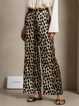 [Leopard] SilkSilky-NO 19Momme Silke Womens Pants 003,