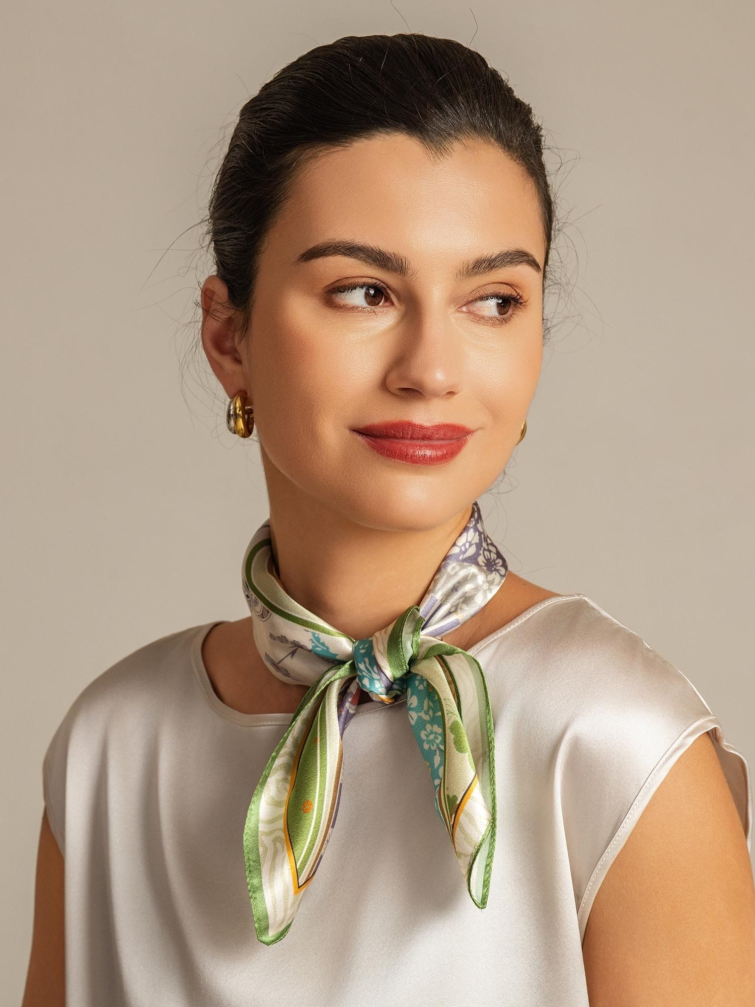 [P100] SilkSilky-NO Silke Scarf 003,