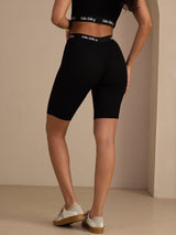 [Svart] SilkSilky-NO Womens Shorts 002