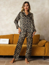 [Leopard] SilkSilky-NO Pyjamas for Kvinner 004