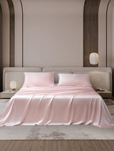[Rosa] SilkSilky-NO 22Momme Sengesett 001