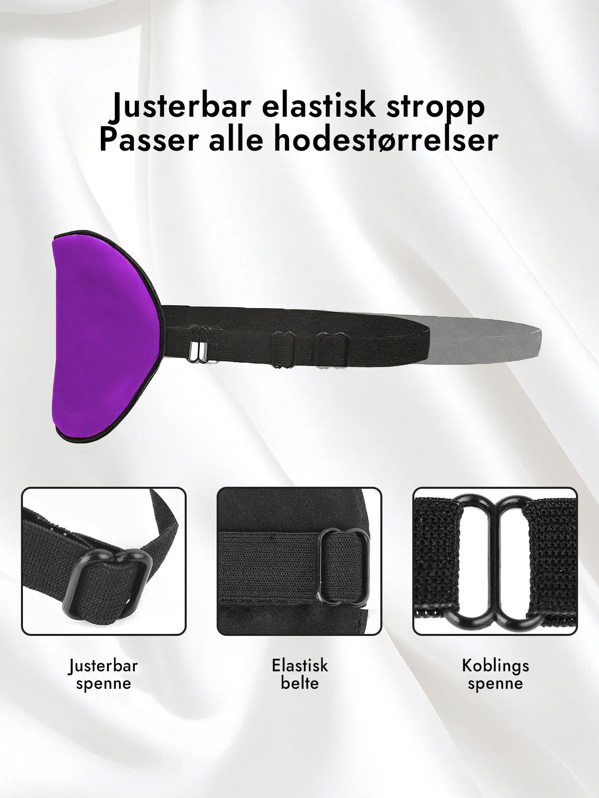 [Lilla] SilkSilky-NO Øye Maske 004