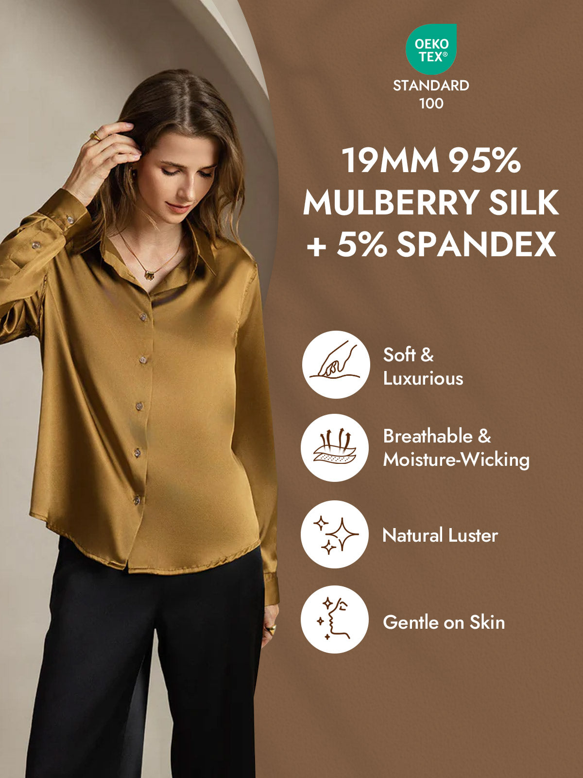 [Bronse] SilkSilky-NO Silke Womens Shirt 004