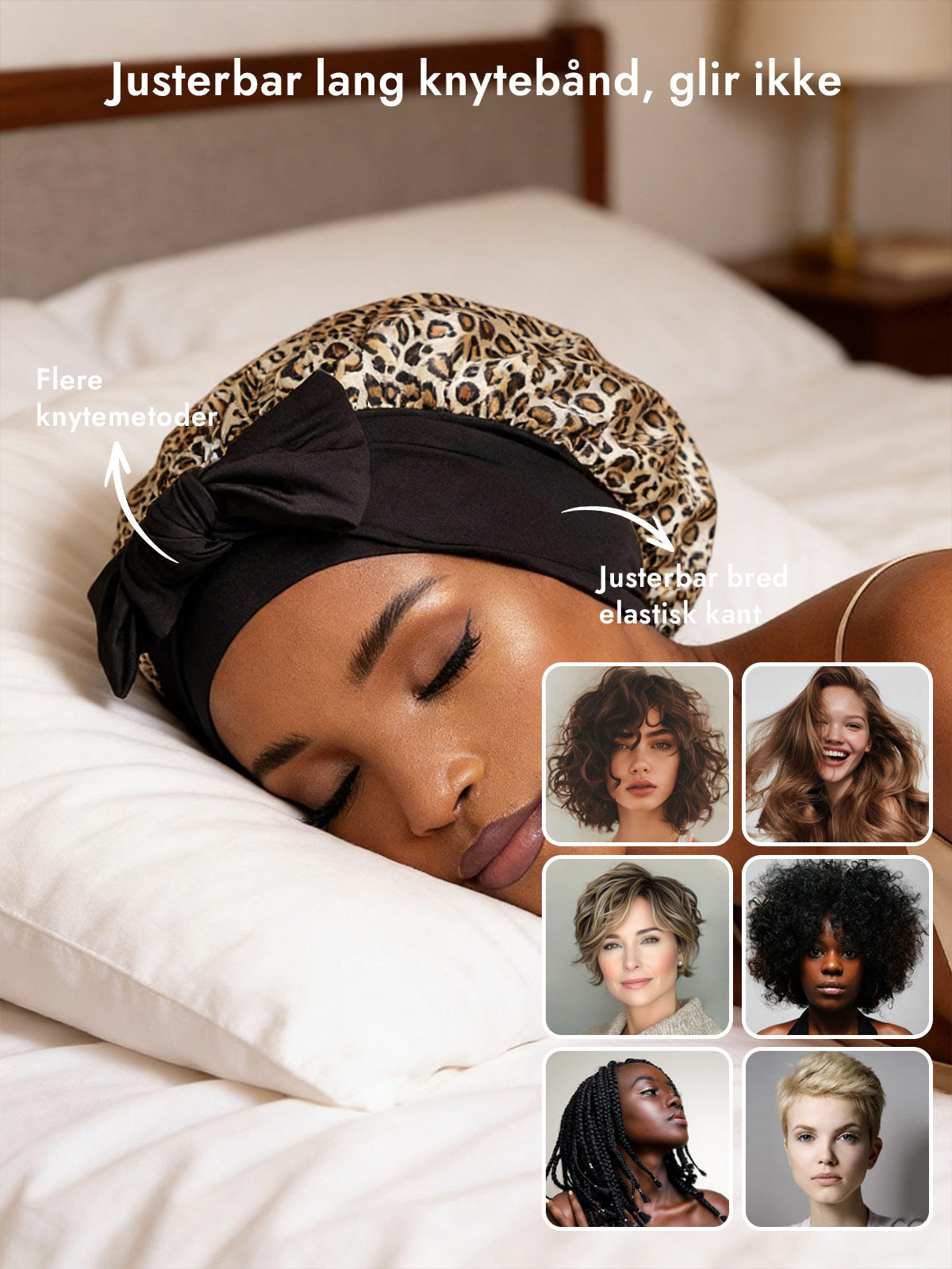 [Leopard] SilkSilky-NO Silke Sleep Cap 004