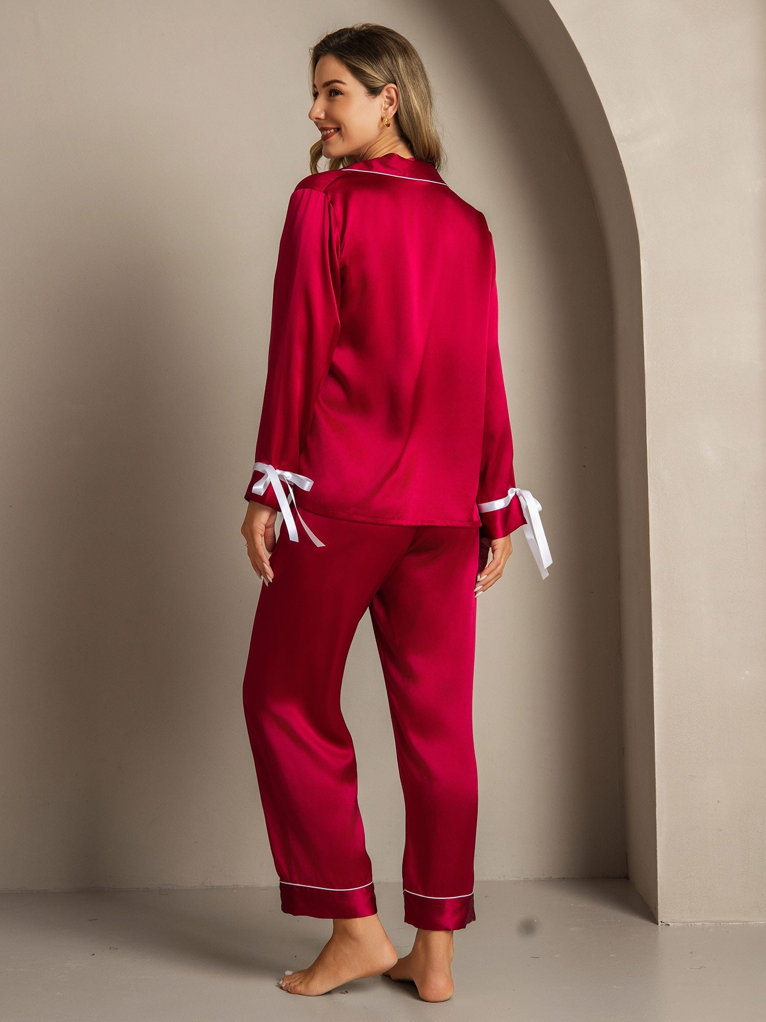 [Vin] SilkSilky-NO Silke Womens Pajamas 002,