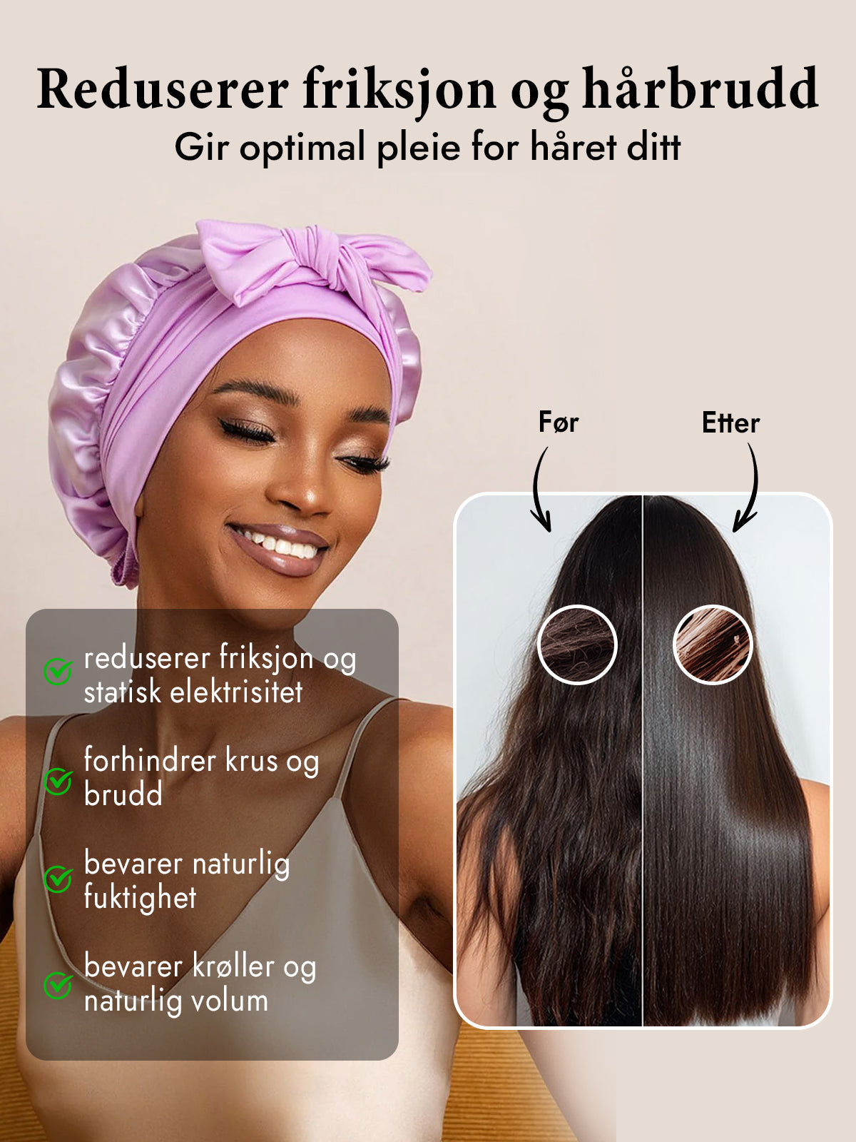 [Lavendel] SilkSilky-NO Silke Sleep Cap 003