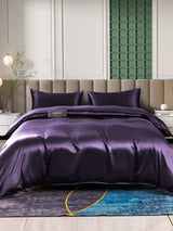 [Mørklilla] SilkSilky-NO 22Momme Bedding Set 001,