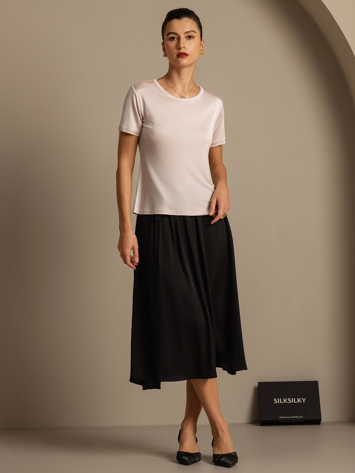 [Lyserosa] SilkSilky-NO Womens T-Shirt 003