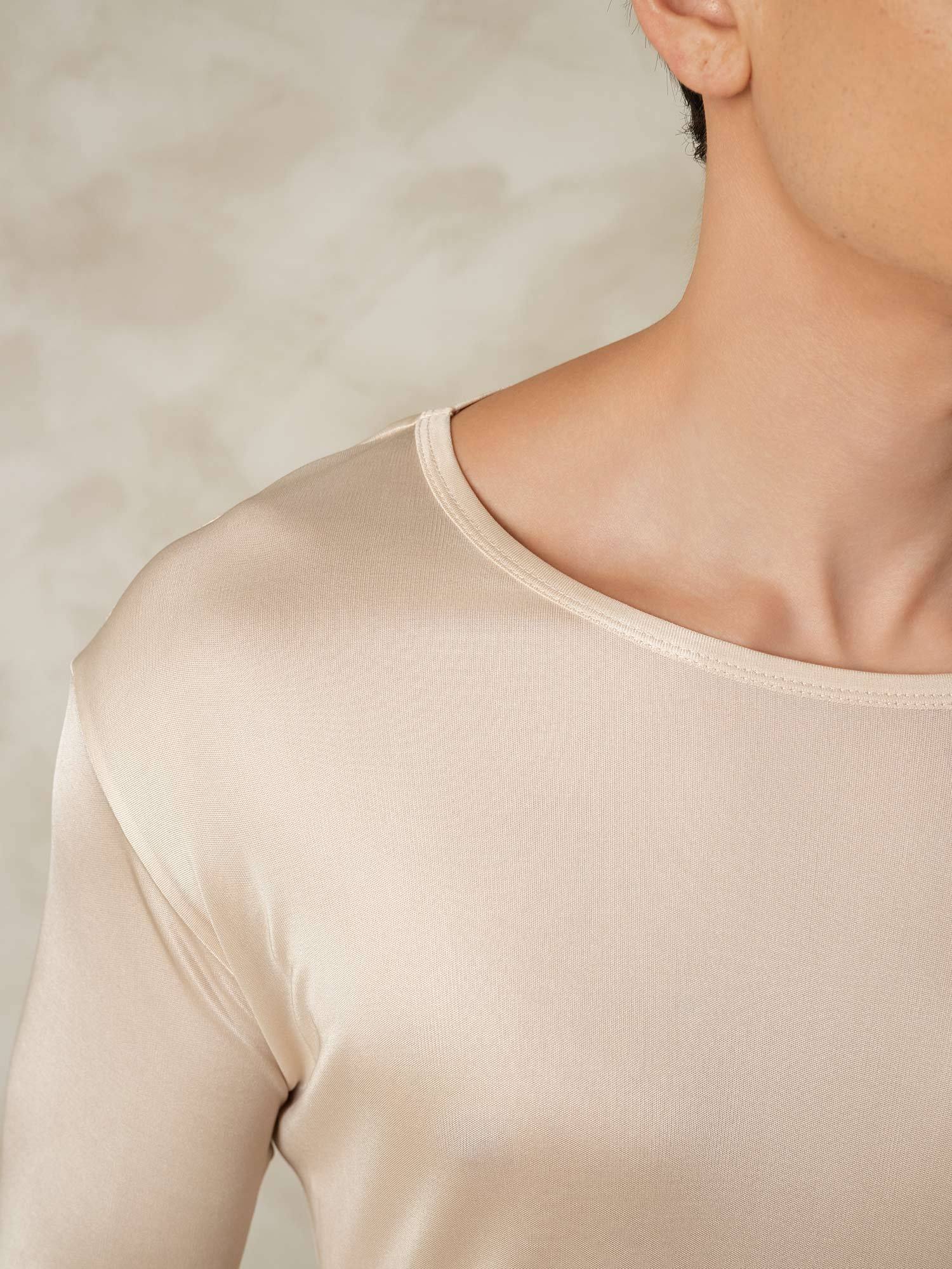 [Tan] SilkSilky-NO Silke Mens Pajamas 005