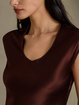 [Kaffe] SilkSilky-NO Cap Sleeve Kjole 004