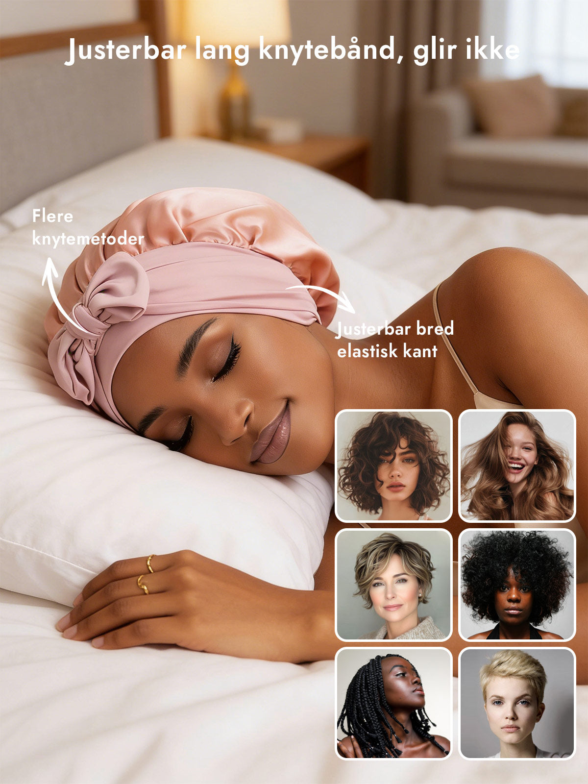 [Rosa] SilkSilky-NO Silke Sleep Cap 004