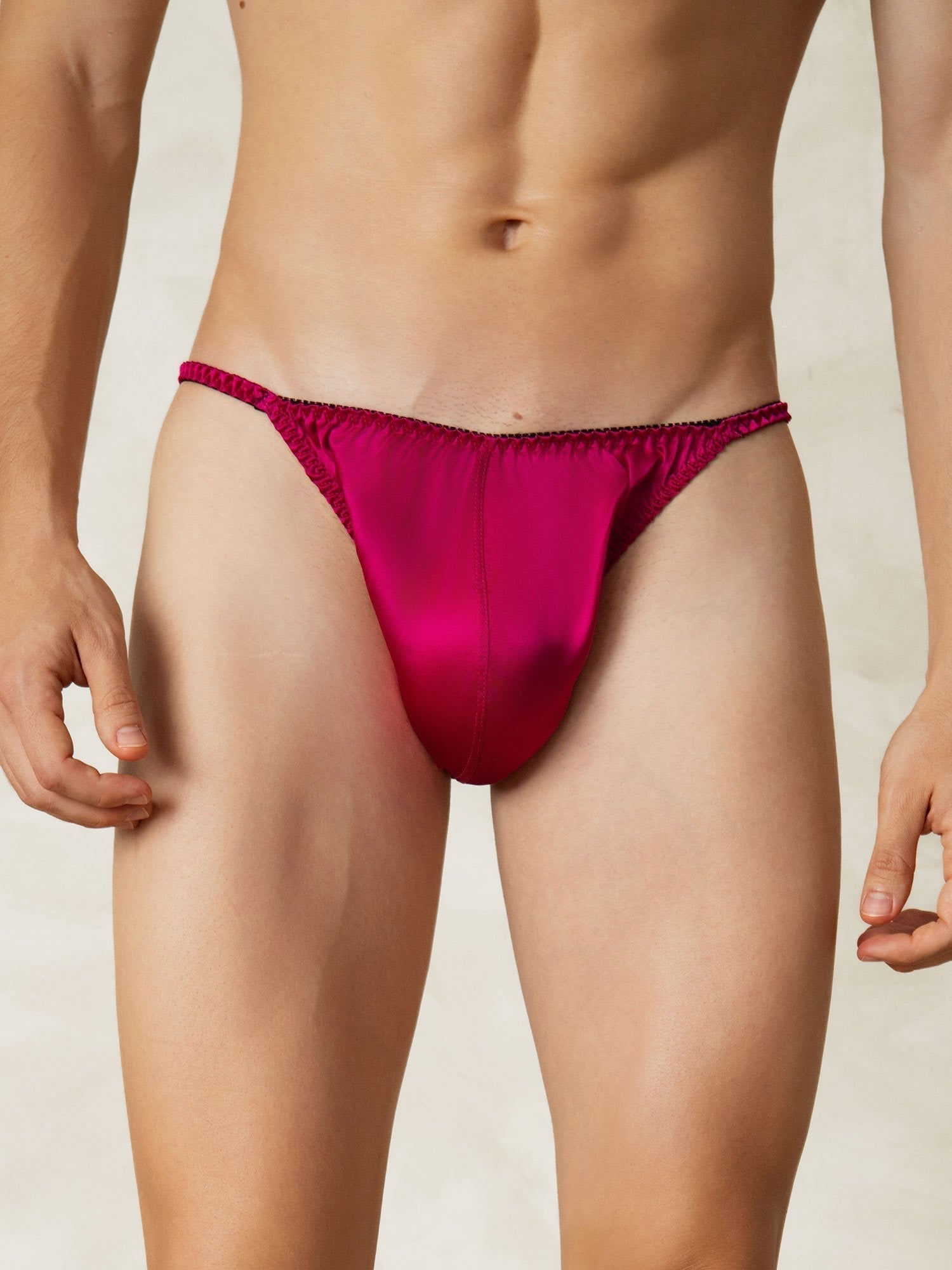 [Fuchsia] SilkSilky-NO Silke Mens Underwear 004