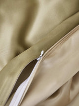 [Beige+Kaki] SilkSilky-NO 22Momme Sengesett 006