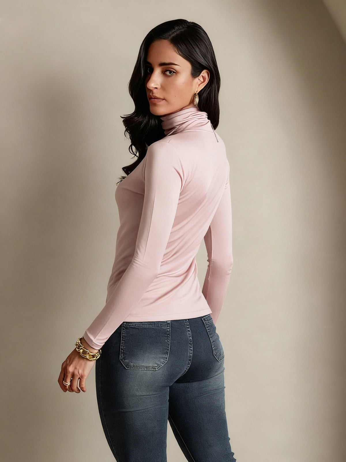 [Korallrosa] SilkSilky-NO Silke Womens T-Shirt 002,