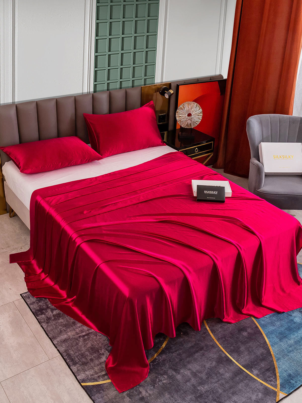 [Vin] SilkSilky-NO 25Momme Bedding Set 002