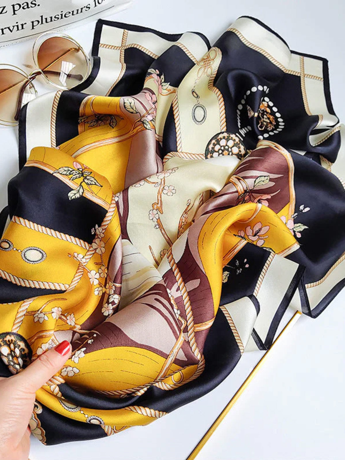 [P010] SilkSilky-NO Scarf 004,