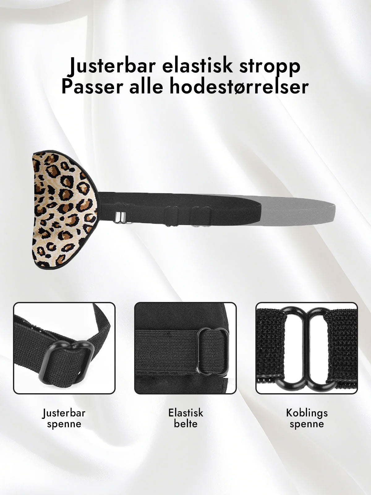 [Leopard] SilkSilky-NO Øye Maske 004