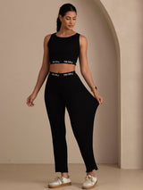 [Svart] SilkSilky-NO Womens Pants 001