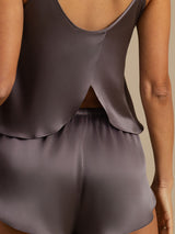 [Lilla Grå] SilkSilky-NO Spaghetti Strap Camisole sett 005