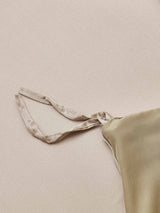 [Beige+Kaki] SilkSilky-NO 22Momme Bedding Set 007,
