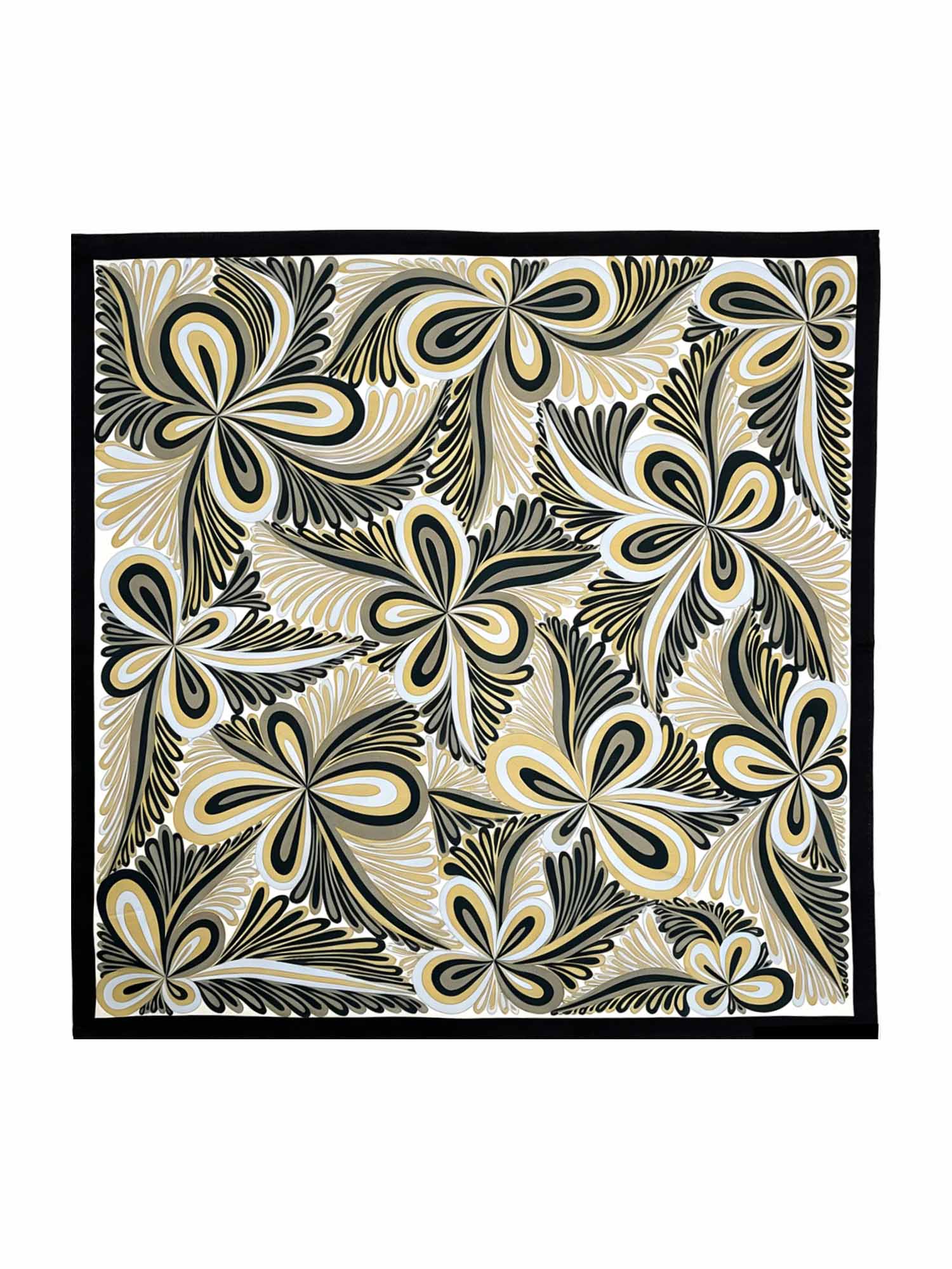 [P110] SilkSilky-NO Pure Silk Scarf 001