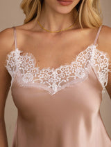 [Toscana] SilkSilky-NO V Neck Camisole Topp 003