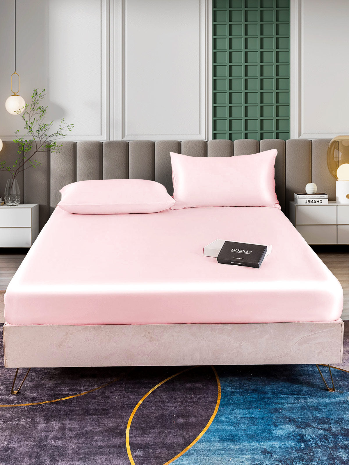 [Rosa] SilkSilky-NO 25Momme Bedding Set 002