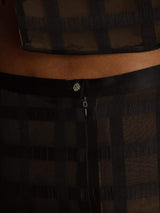 [Svart] SilkSilky-NO Ren Silke Langermet Rund Hals Women''s Outfit Sets 005