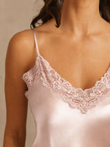 [Rosa] SilkSilky-NO Spaghetti Strap V Neck Camisole sett 004