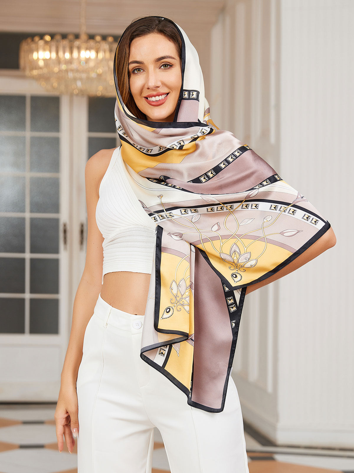 [P029] SilkSilky-NO Scarf 001,