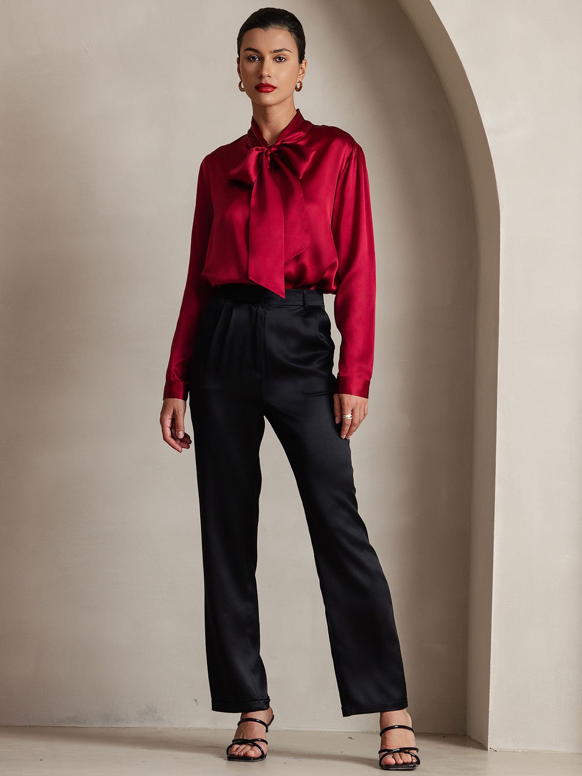 [Vin] SilkSilky-NO 19Momme Silke Blouse 003