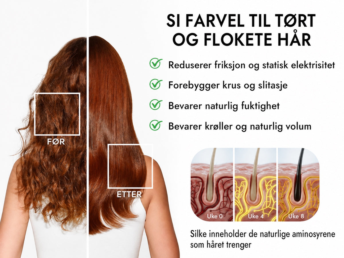 Lang Dobbeltsidig Sovelue I 100 % Morbærsilke Med Justerbart Langt Knytebånd - Detail 2